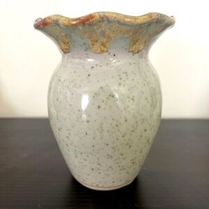 Speckled artisan-made Ceramic Vase